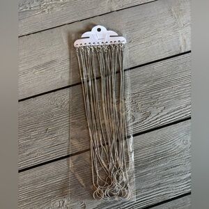 NWT Pack of 12 Silver Plated Necklaces